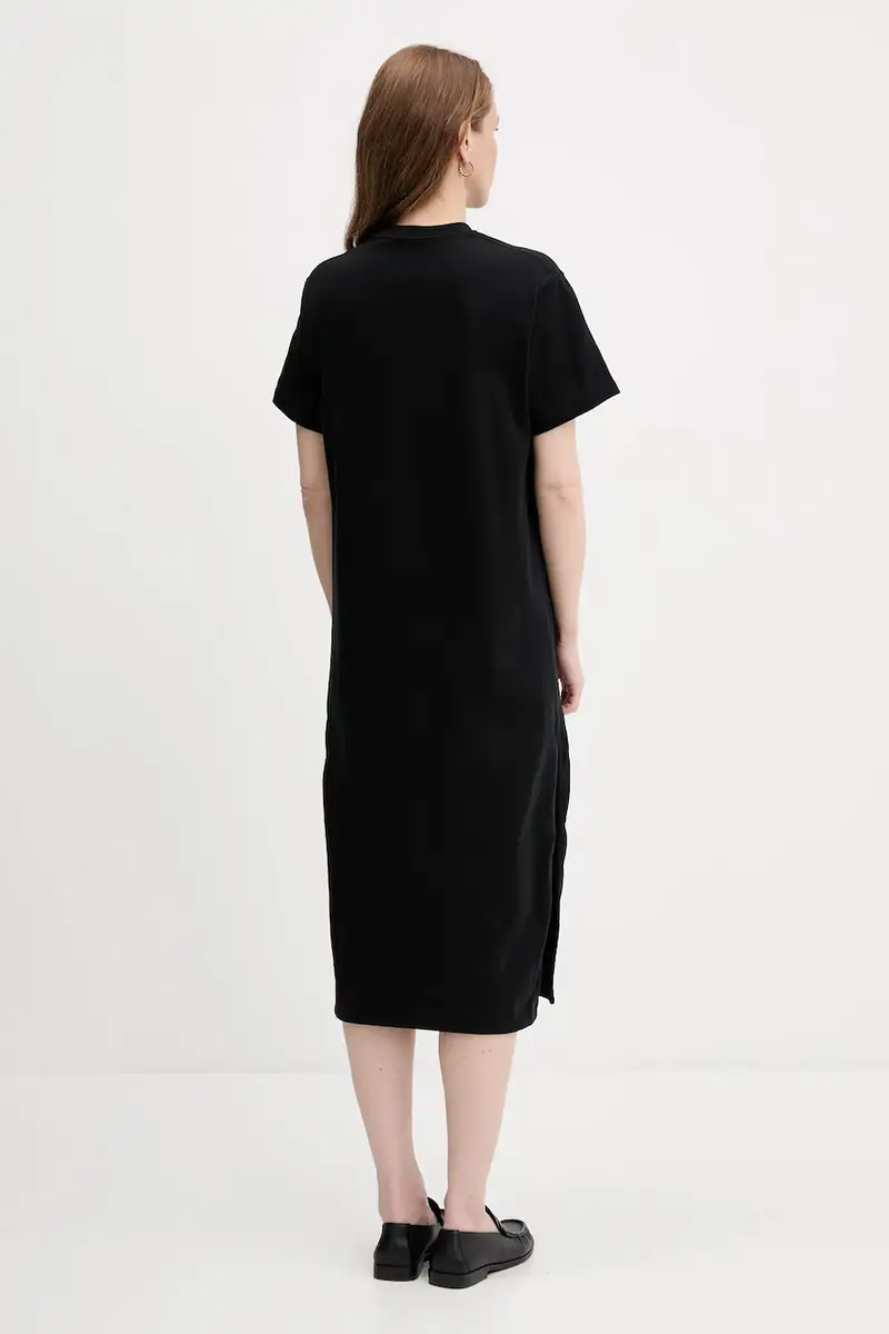 vestito in cotone colore nero 211971066 miniatura 3