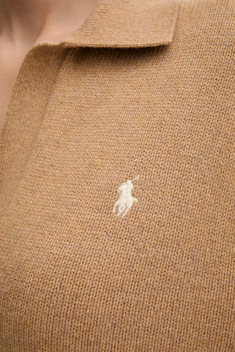 vestito in lana colore beige 211A91143 miniatura 5