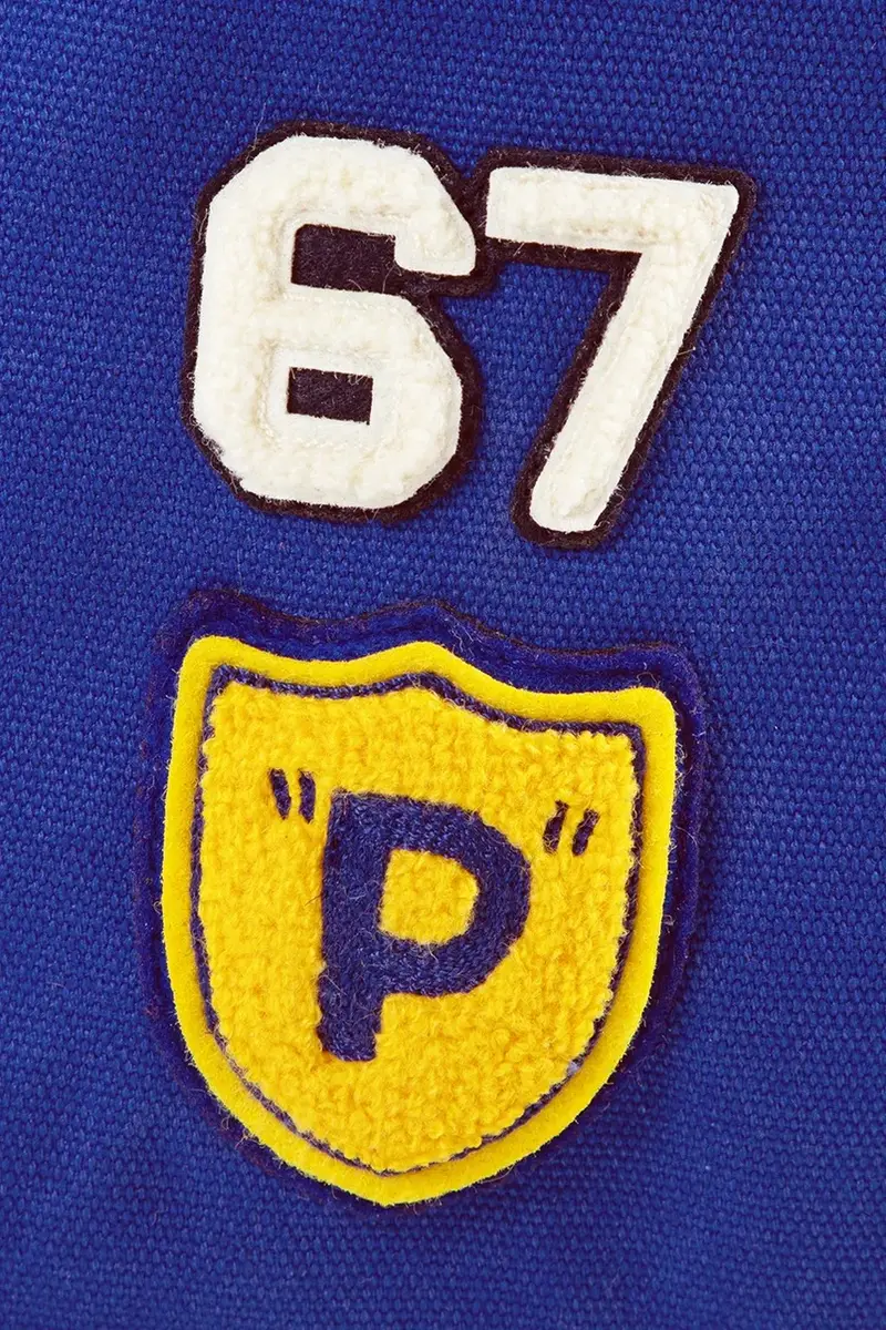 zaino bambino/a colore blu con applicazione 9AR157 miniatura 4