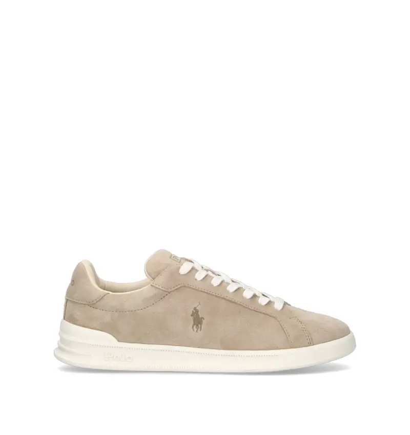 Sneaker uomo beige in suede Vario
