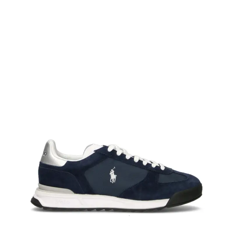 Sneaker uomo blu in suede Vario