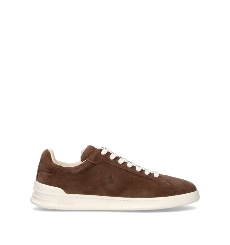 Sneaker uomo marrone in suede Vario