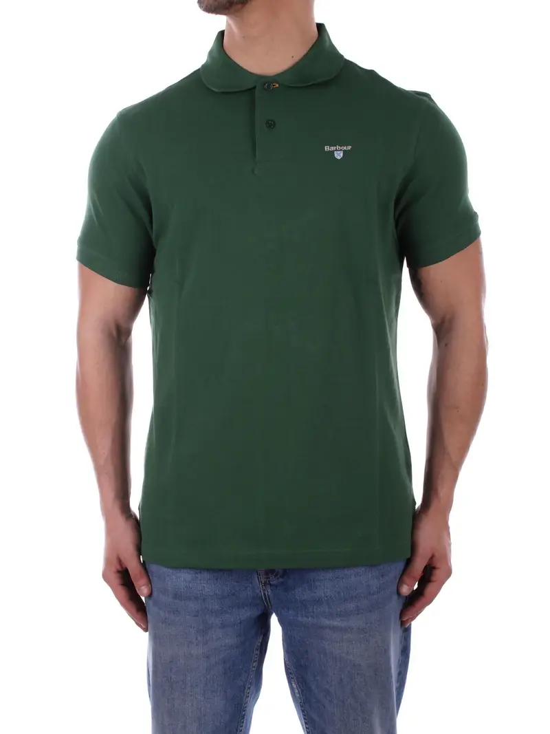 Barbour Polo Uomo Verde 2084058