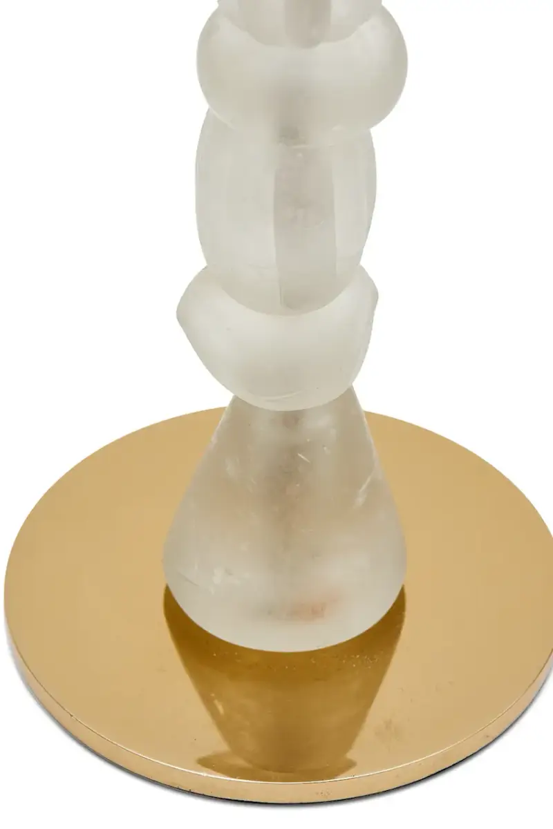 candeliere decorativo Beads S/12 x 34 cm Beige miniatura 4