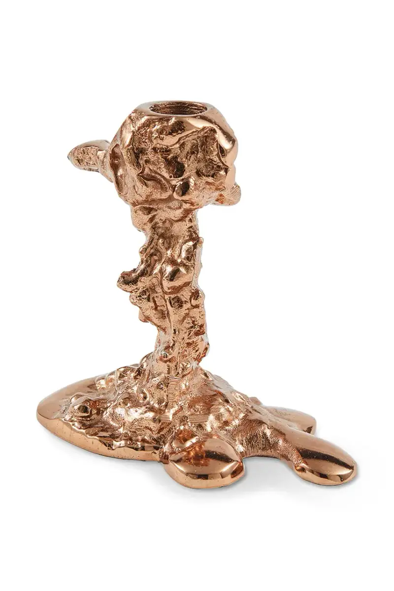 candeliere decorativo Drip S/14 x 8 cm Arancione