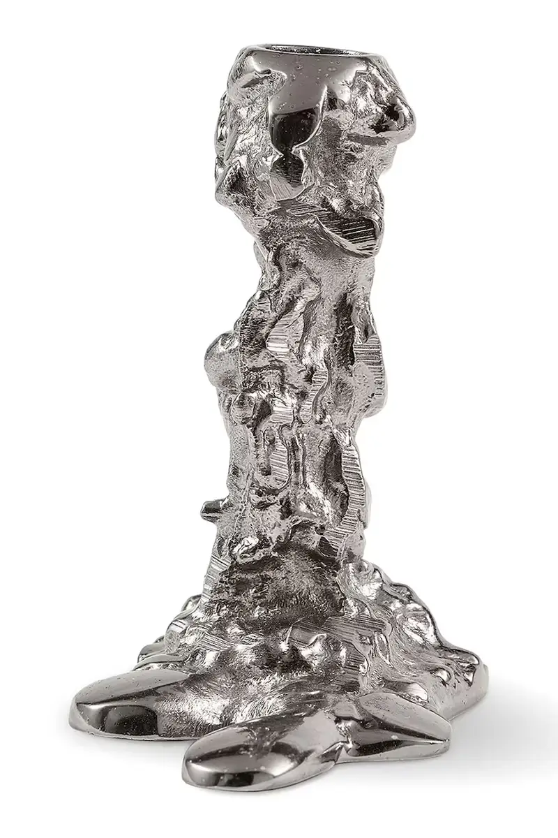 candeliere decorativo Drip S 14 x 8 cm Grigio miniatura 4