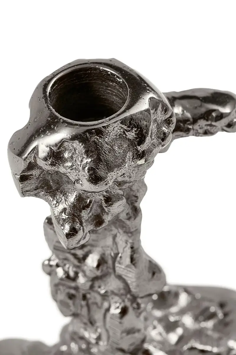 candeliere decorativo Drip S 14 x 8 cm Grigio miniatura 5