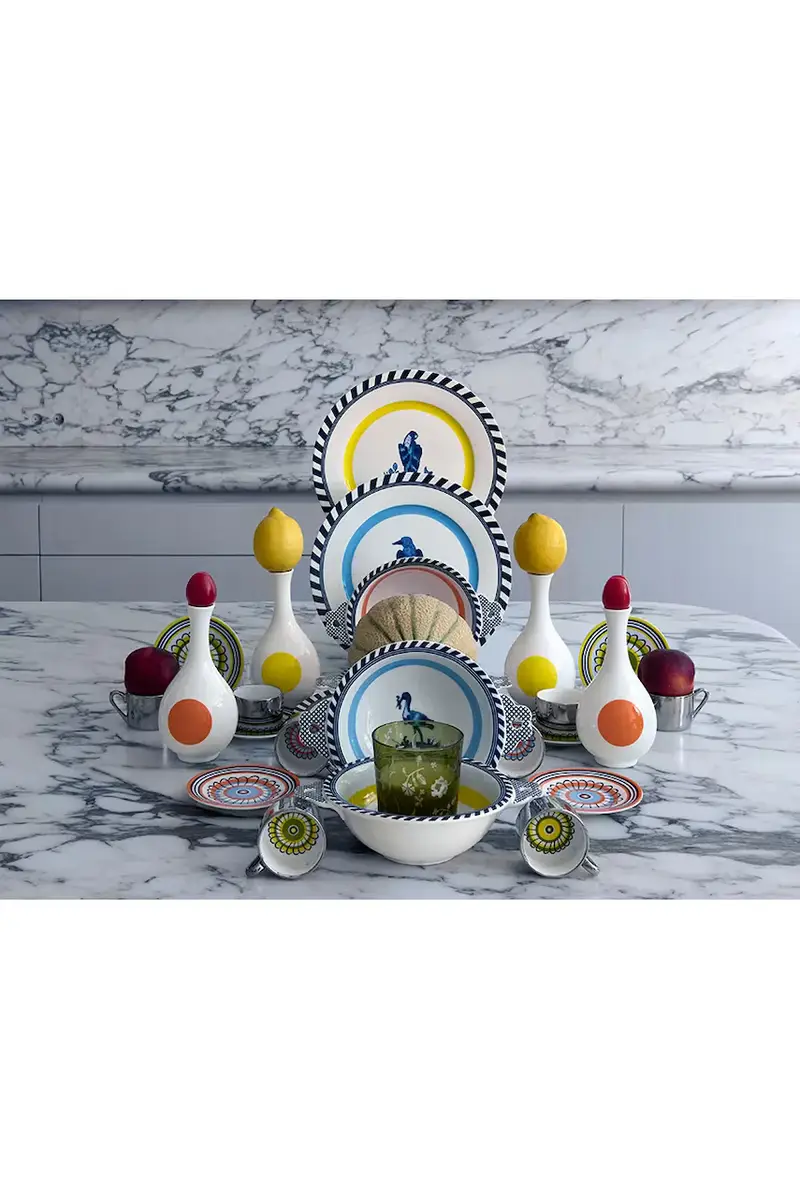 ciotolla bird patterned 17 cm Multicolore miniatura 5