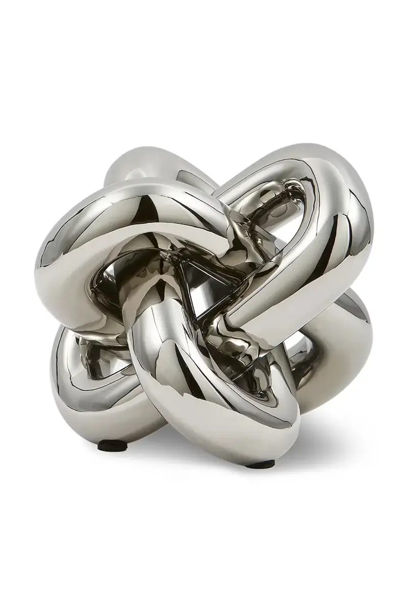 figurina decorativa moving silver 26 x 24 x 19 cm Grigio miniatura 3