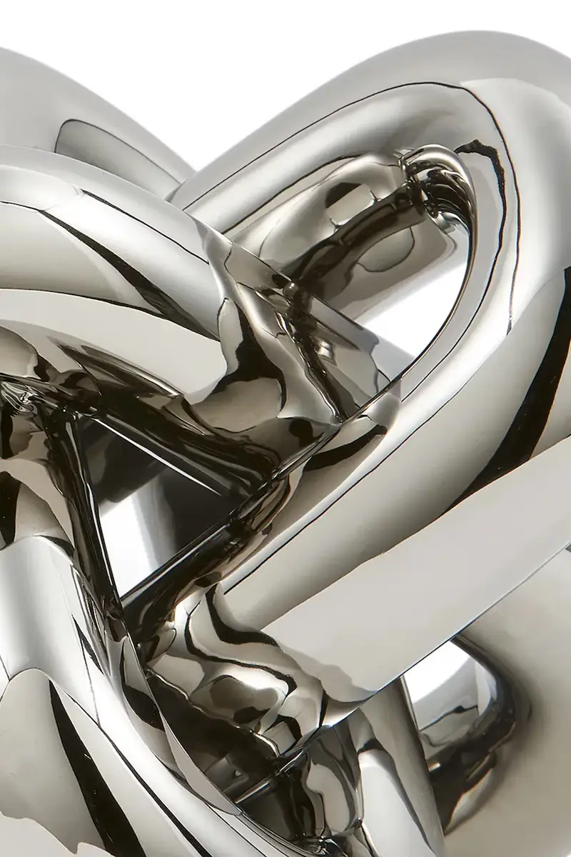 figurina decorativa moving silver 26 x 24 x 19 cm Grigio miniatura 4