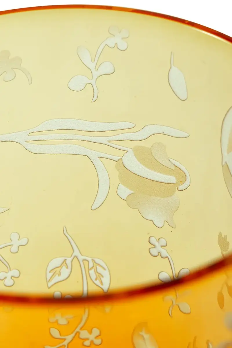 set bicchieri scattered flower 8 x 9 cm pacco da 2 Arancione miniatura 4