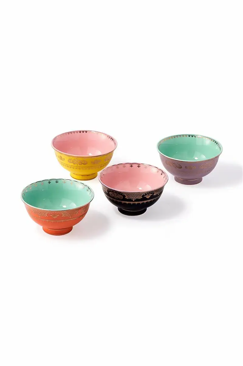 set ciotole pacco da 4 Multicolore miniatura 2