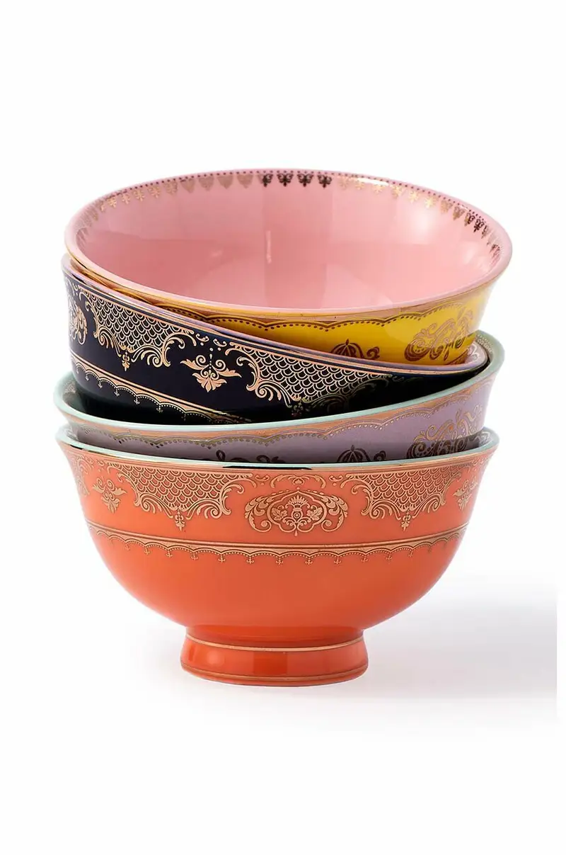 set ciotole pacco da 4 Multicolore