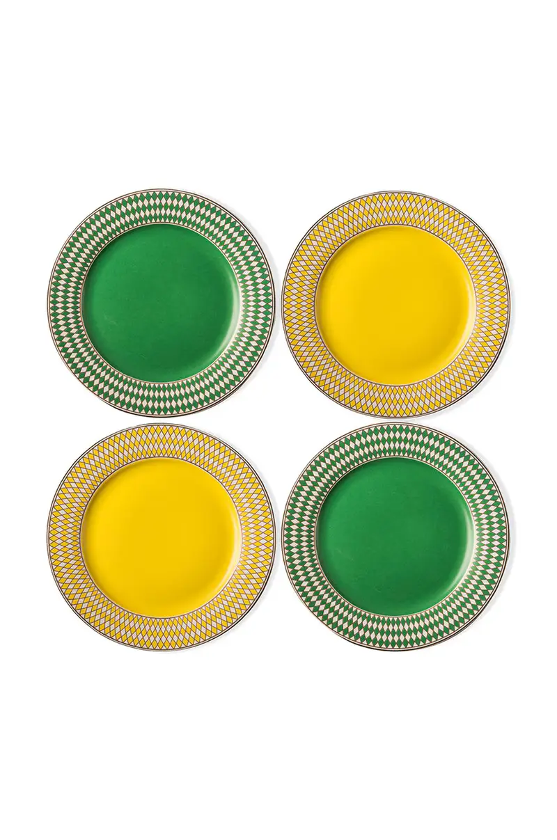 set piatti (4-pack) Multicolore