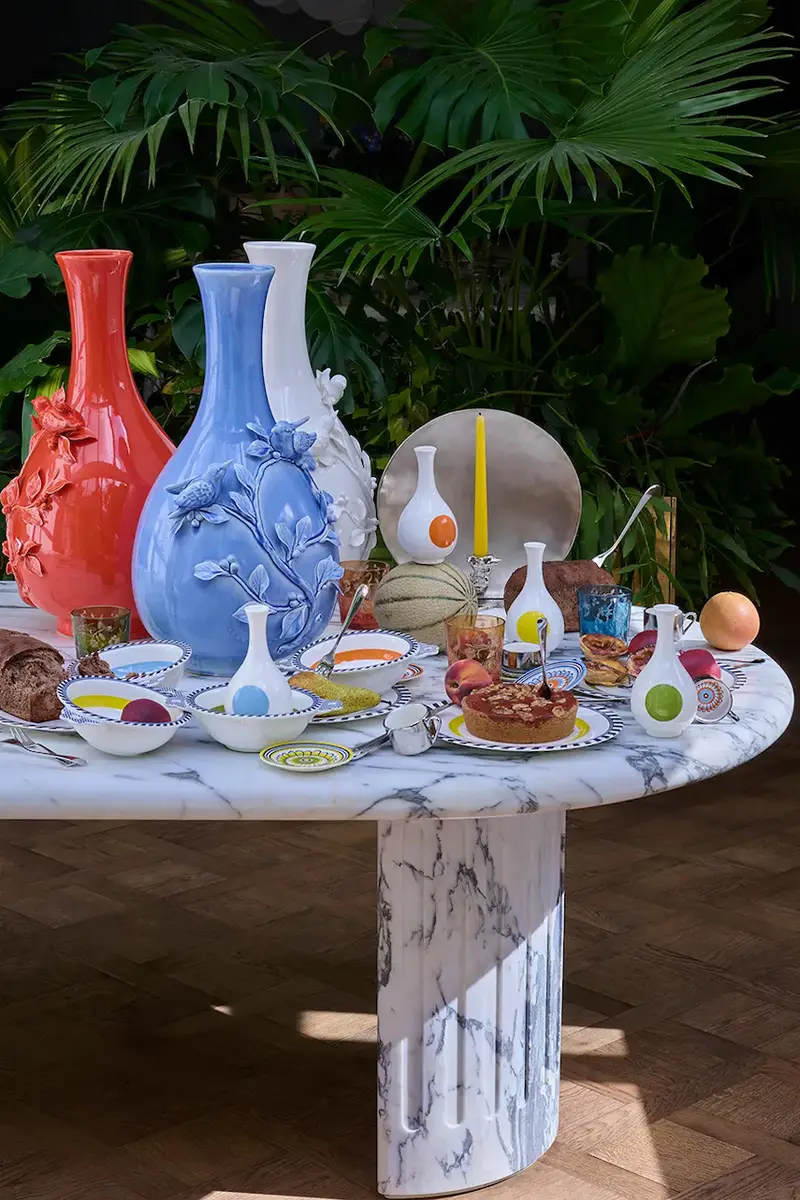 set piatti bird patterned 27 cm pacco da 2 Multicolore miniatura 5