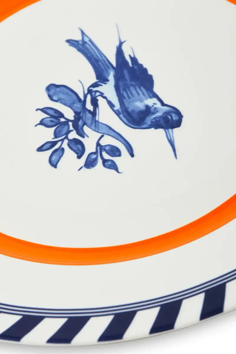 set piatti bird patterned 27 cm pacco da 2 Multicolore miniatura 3