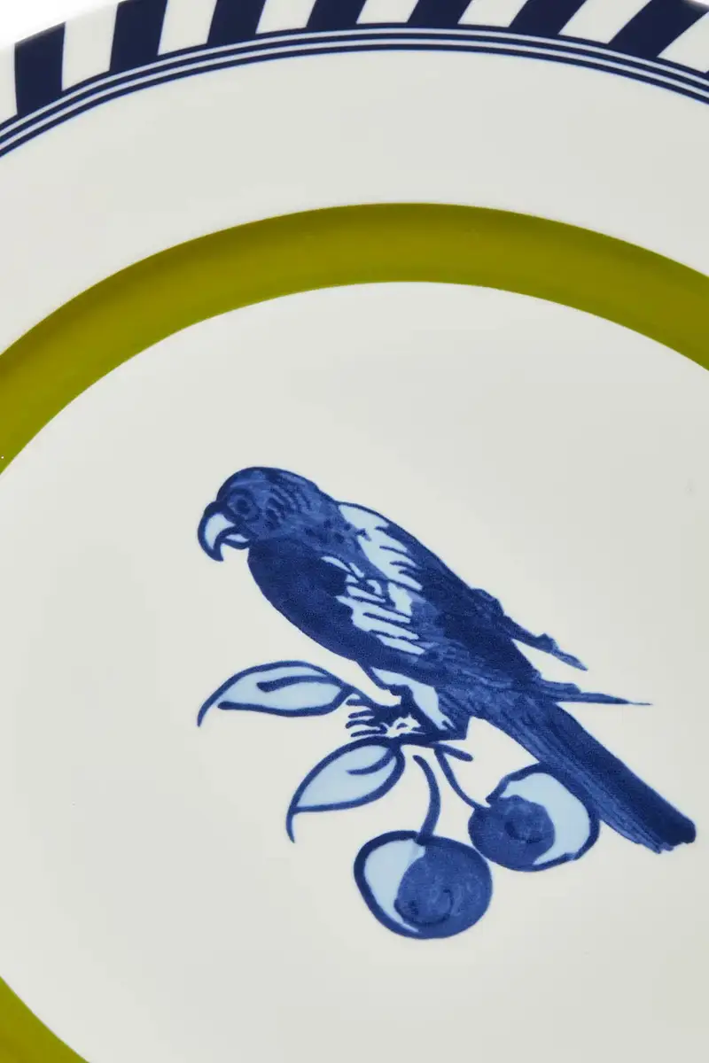 set piatti bird patterned 27 cm pacco da 2 Multicolore miniatura 3