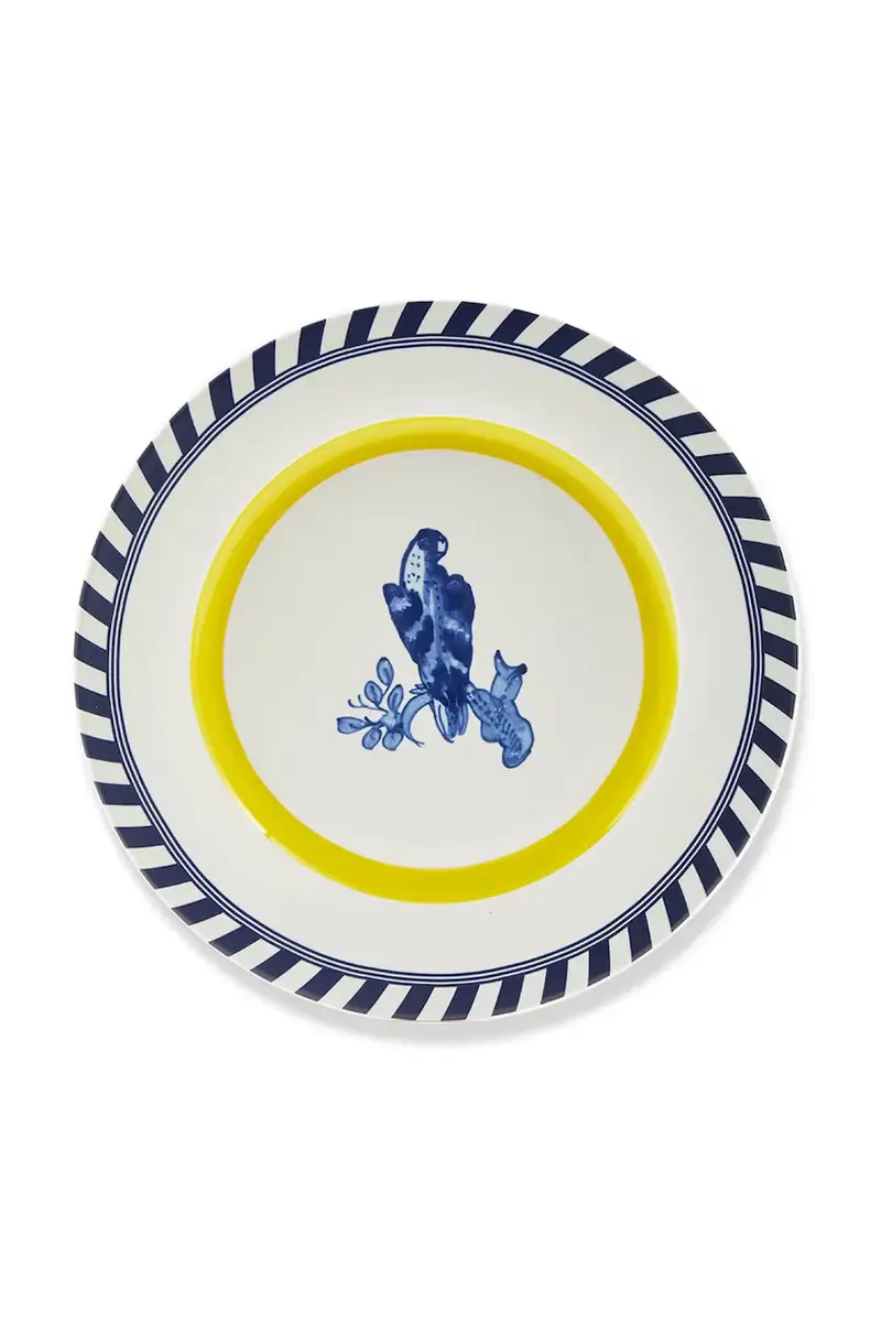 set piatti bird patterned 27 cm pacco da 2 Multicolore miniatura 2