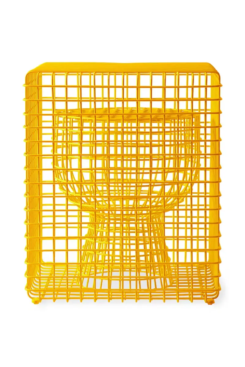 sgabello tip tap 40 x 40 x 47 cm Giallo miniatura 2