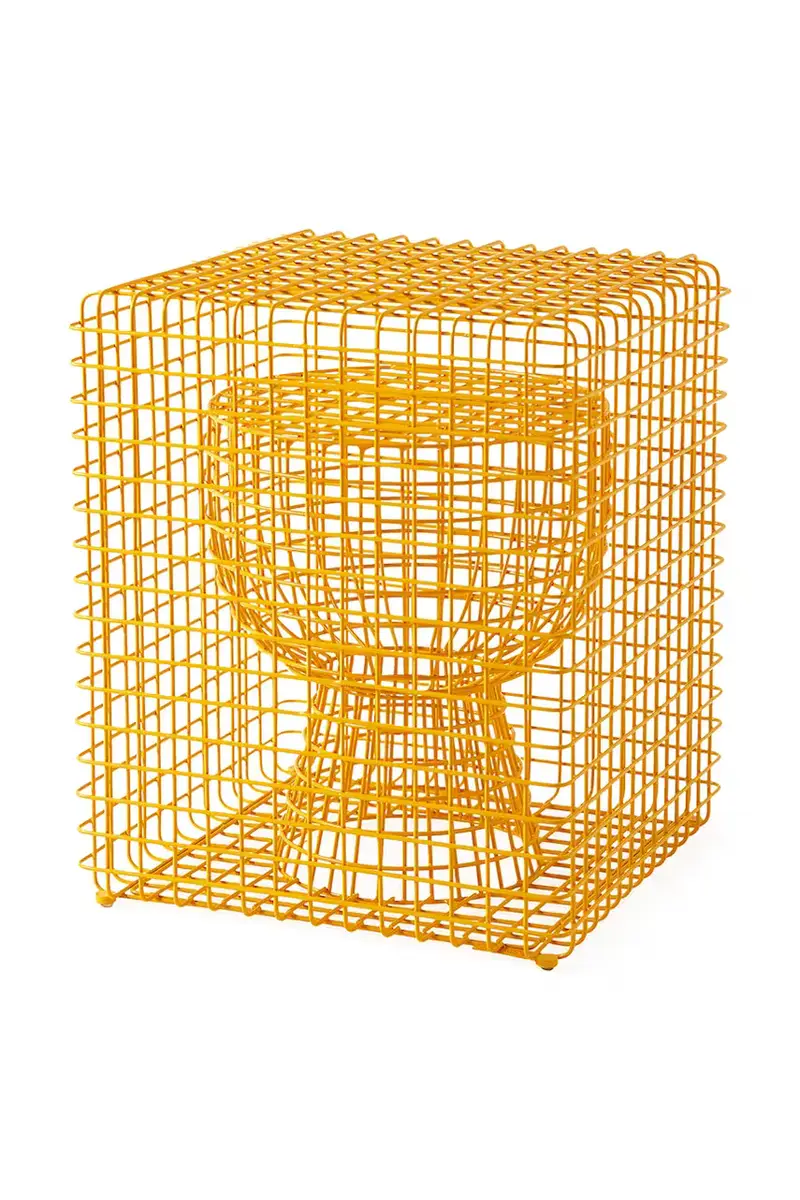 sgabello tip tap 40 x 40 x 47 cm Giallo