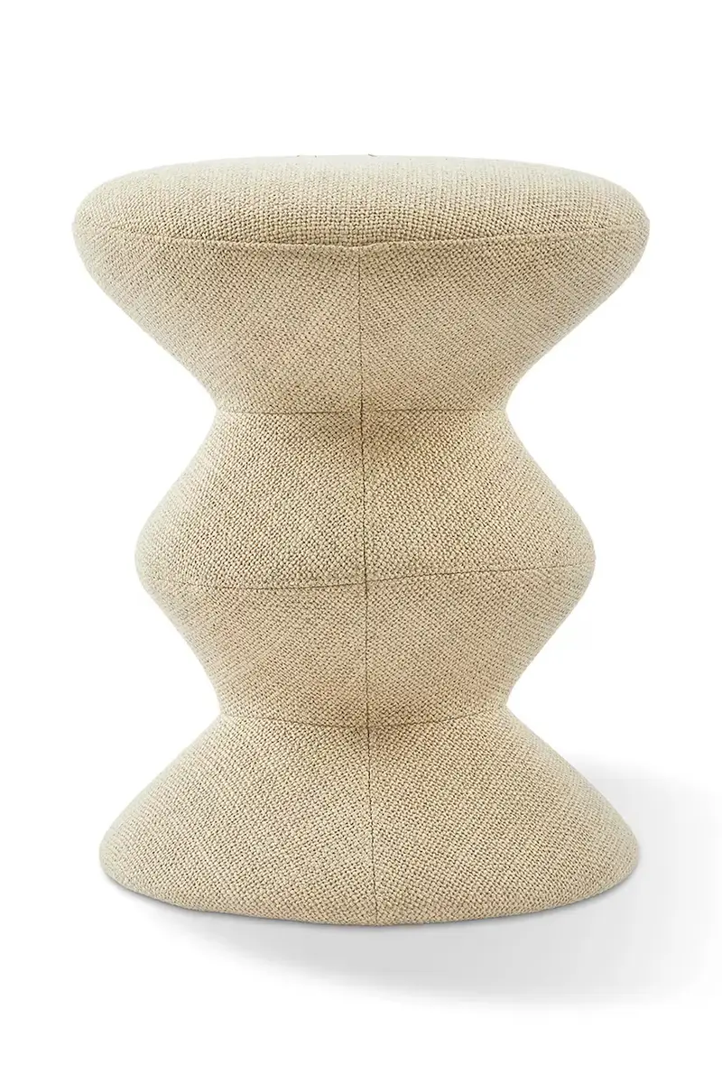 sgabello zig zag 36 x 47 cm Beige miniatura 2