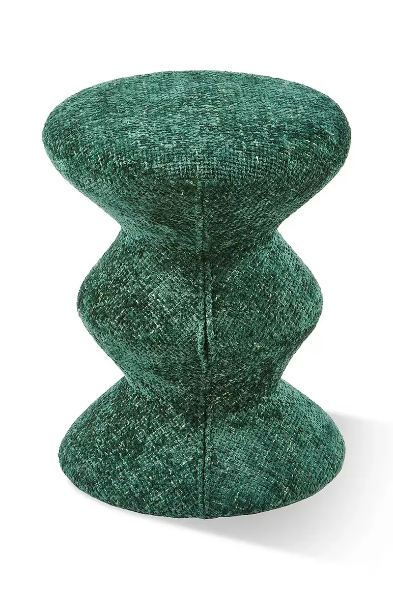 sgabello zig zag 36 x 47 cm Verde