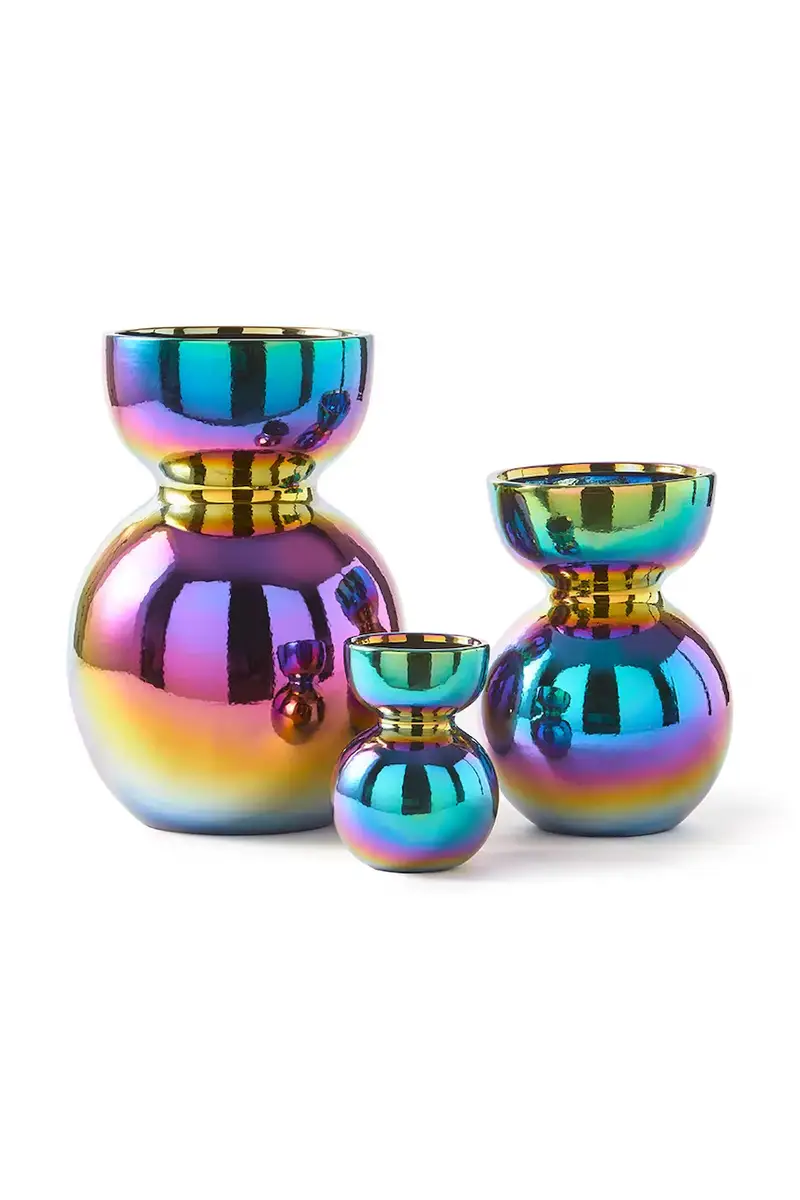 vaso decorativo Boolb L/45 cm Multicolore miniatura 5