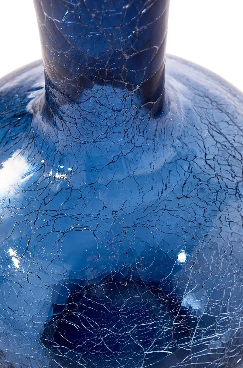 vaso decorativo Crackled Ball Blu miniatura 4