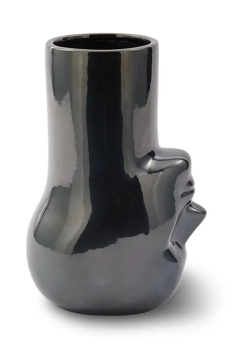 vaso decorativo Upside Down Long Grigio