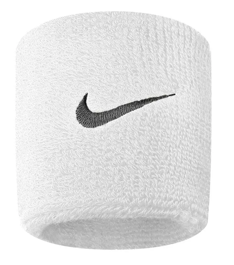 Polsini Nike Swoosh Wristbands Bianco Adulto |  Nike