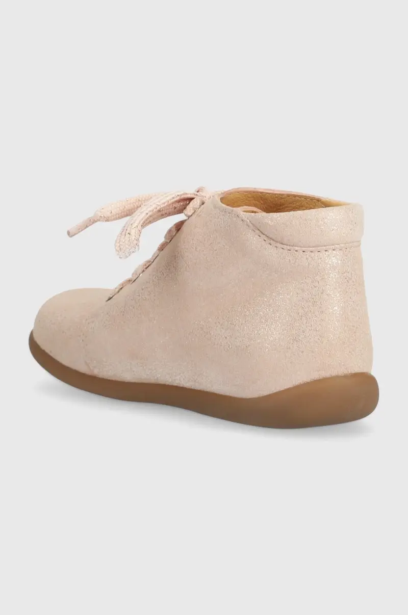 scarpe basse in pelle scamosciata bambini STAND-UP FLY Beige miniatura 3