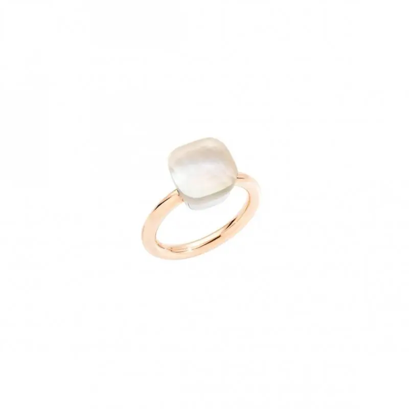 Anello Nudo Classic - Oro Rosa E Bianco - Pomellato