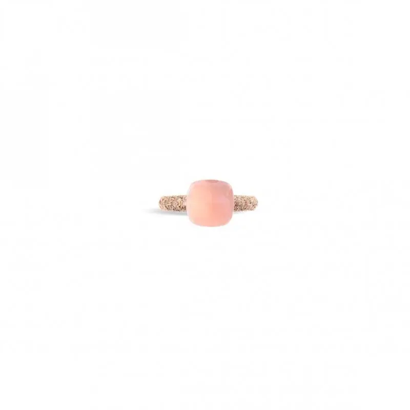 Anello Nudo Classic - Oro Rosa E Bianco - Pomellato miniatura 2