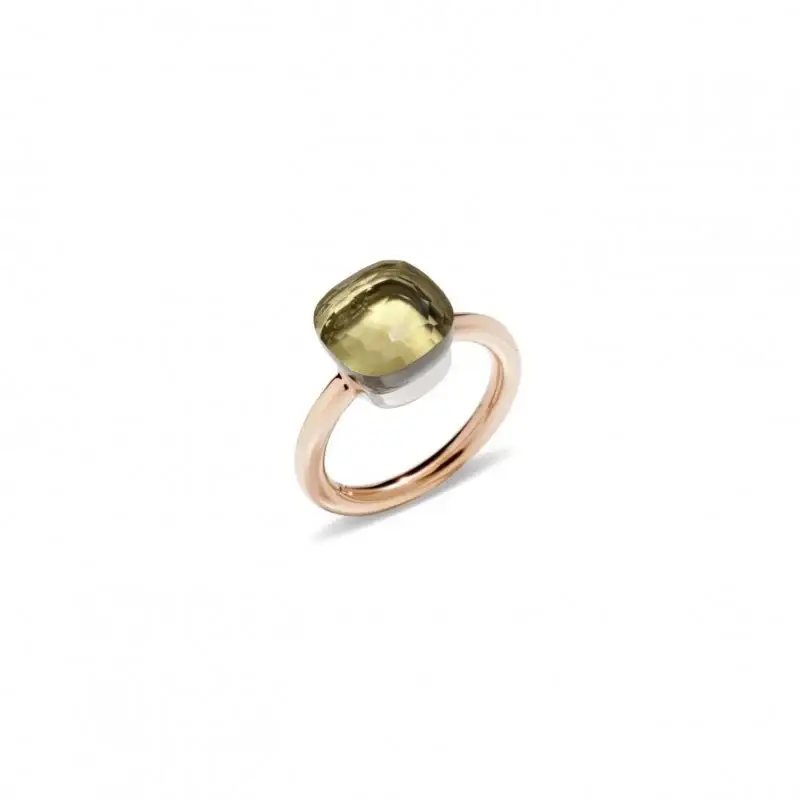 Anello Nudo Classic - Oro Rosa E Bianco - Pomellato
