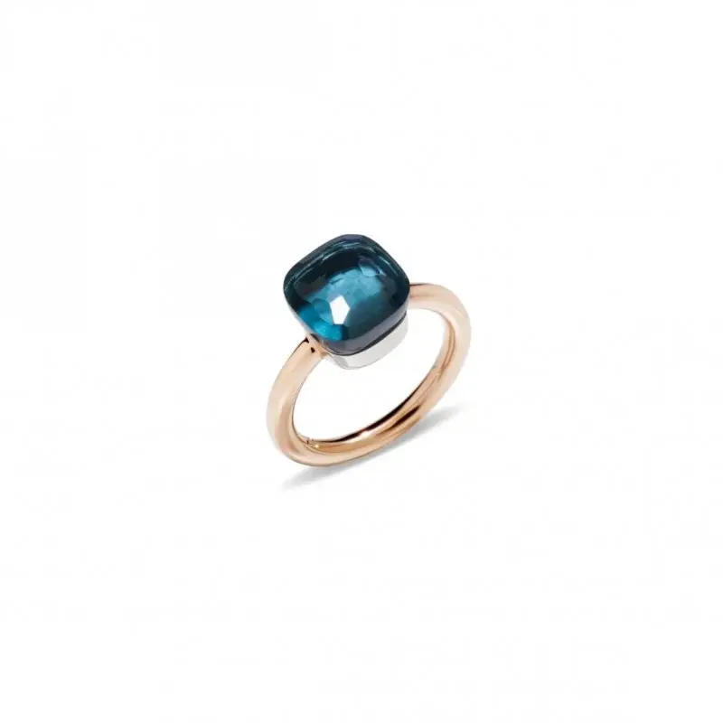 Anello Nudo Classic - Topazio Blu London - Pomellato