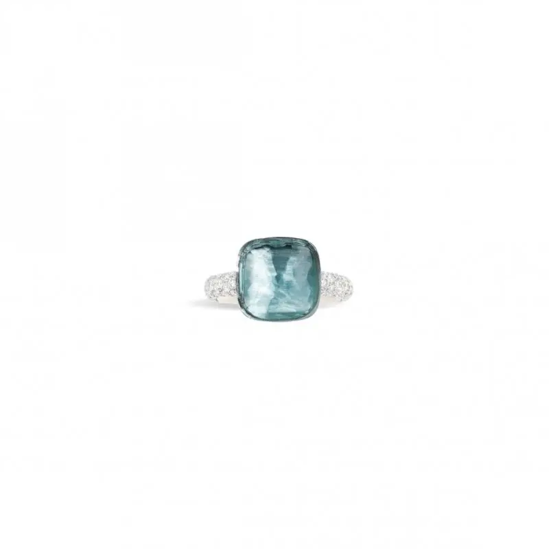 Anello Nudo Maxi - Oro Rosa E Bianco - Pomellato miniatura 2