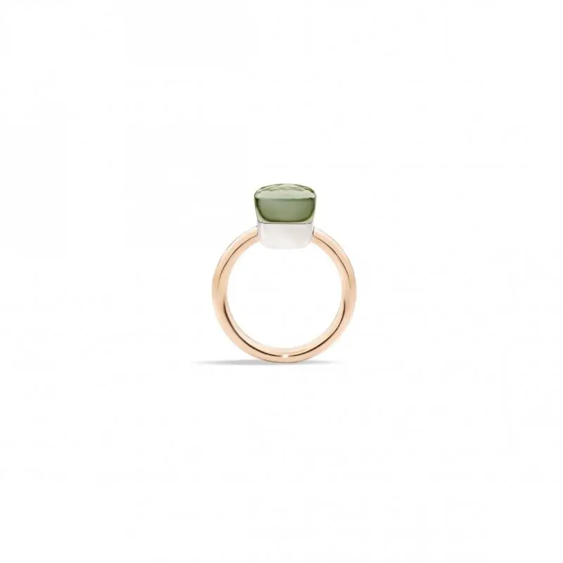 Anello Nudo Petit - Oro Rosa E Bianco - Pomellato miniatura 2