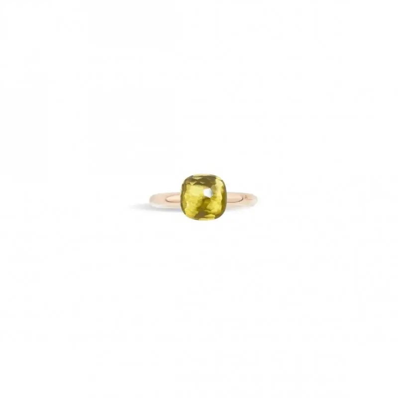 Anello Nudo Petit - Pomellato - Oro Rosa E Bianco 18K miniatura 2