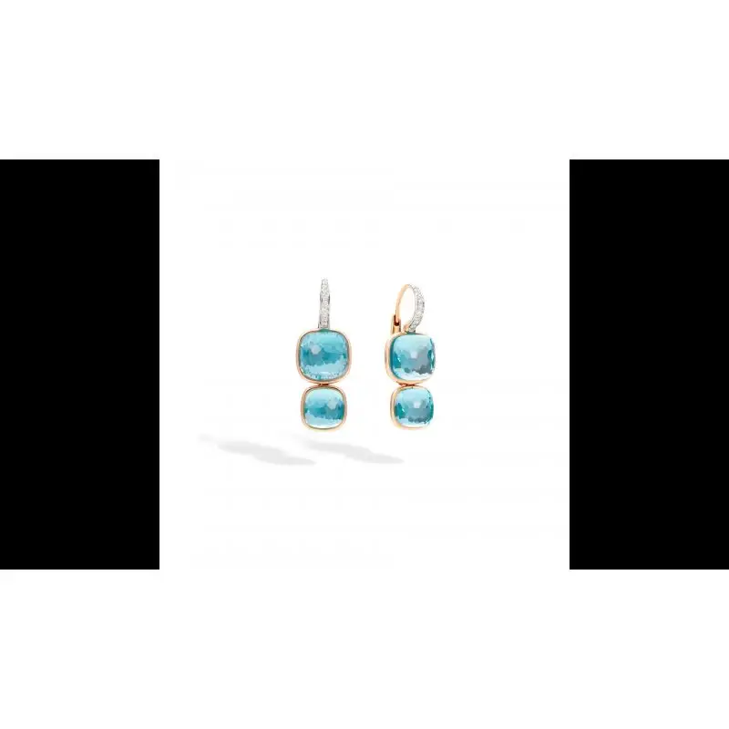 Orecchini Nudo Pendenti - Oro Rosa - Pomellato miniatura 2