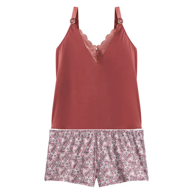 Completo top e pantaloni corto donna Pomm Poire Espérance