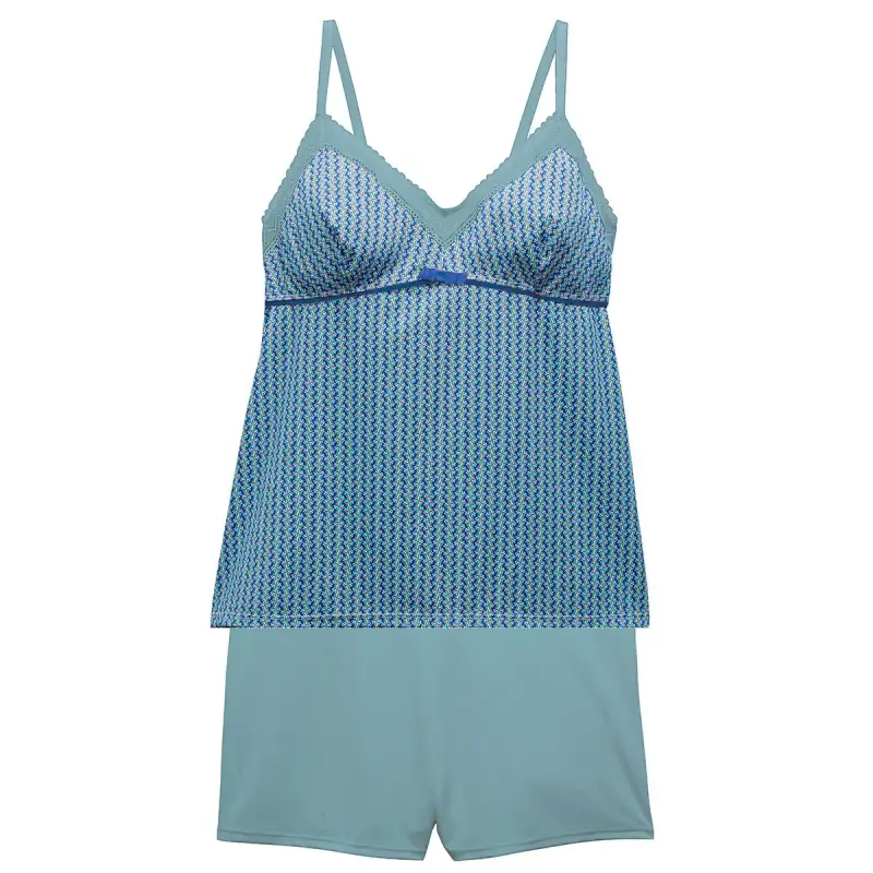 Completo top e pantaloni corto donna Pomm Poire Rose