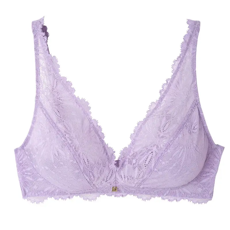 Reggiseno triangolare senza ferretti donna Pomm Poire Lilas