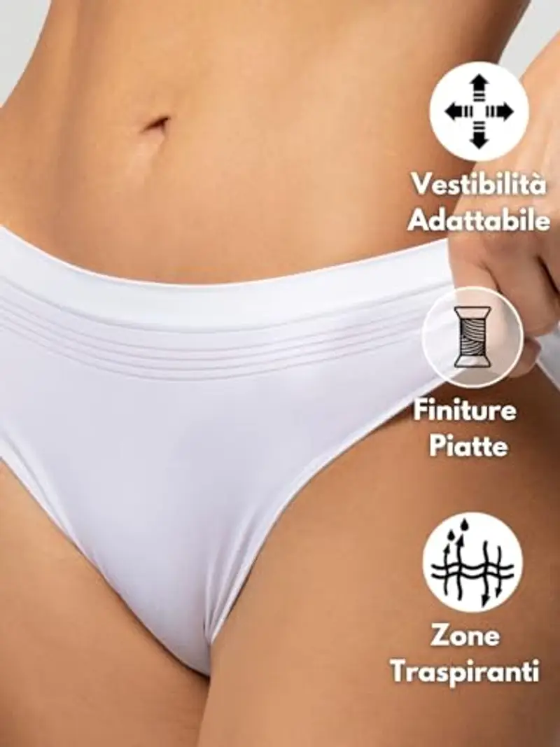 POMPEA Slip Donna Bianco 1899956 miniatura 2