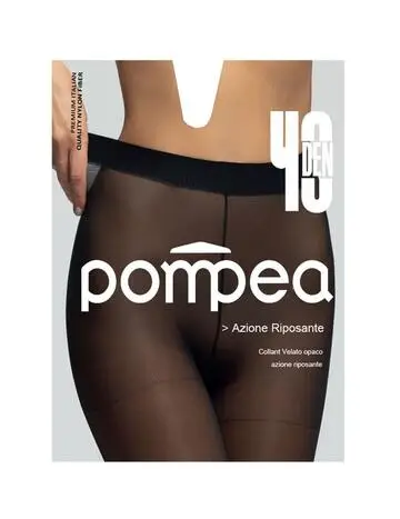 Collant elasticizzato riposante Pompea CL40 den Tg XL