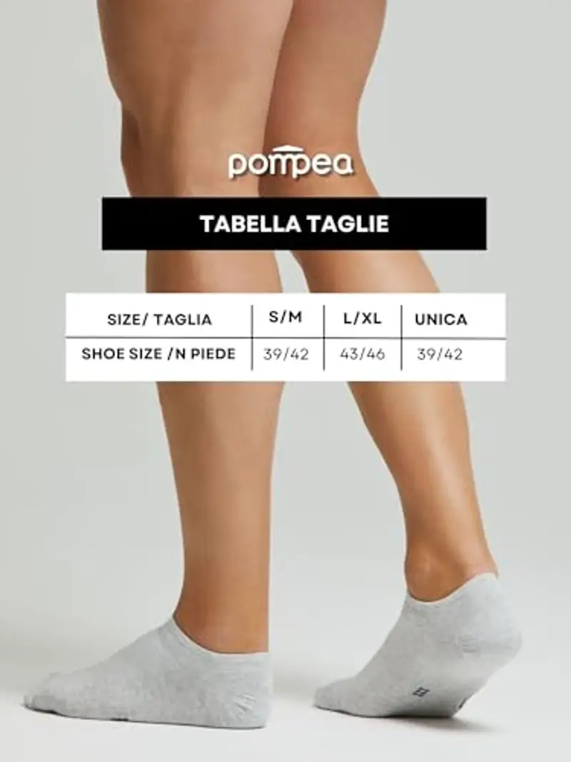 Pompea Mini Calza Lui X3 minicalza, Ass. Melange, 43/46 (Pacco da 3) Uomo miniatura 3