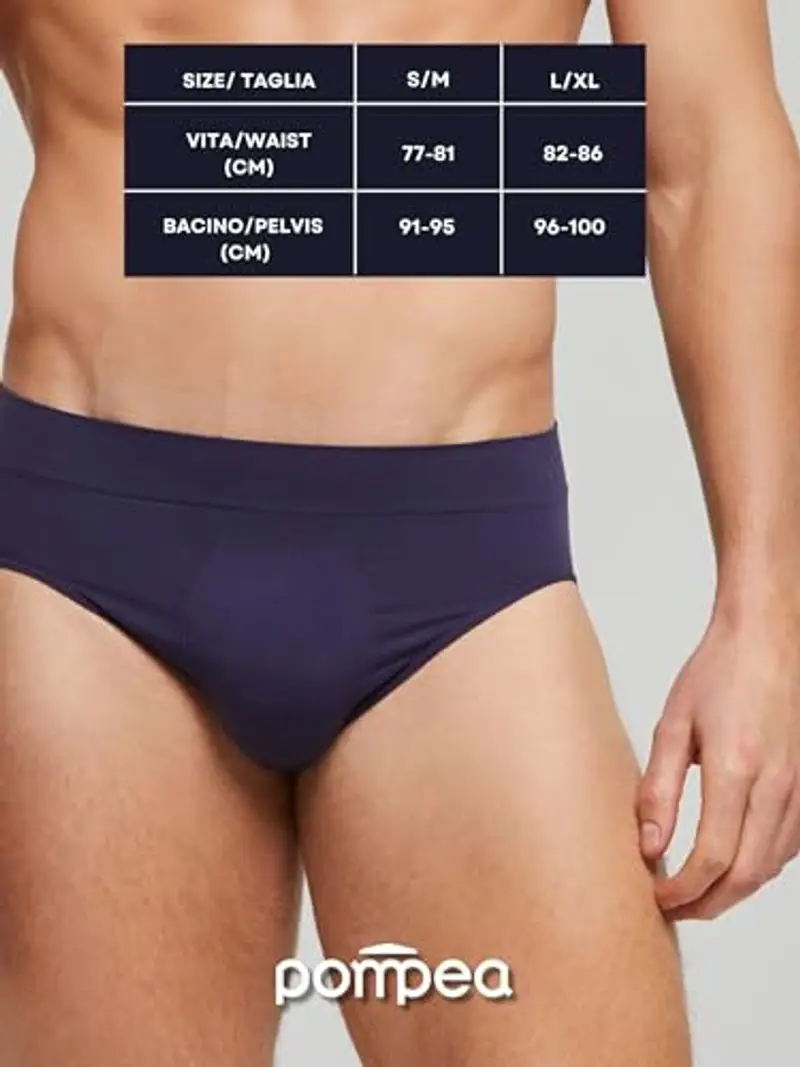 POMPEA Slip Uomo Blu 2164849 miniatura 3