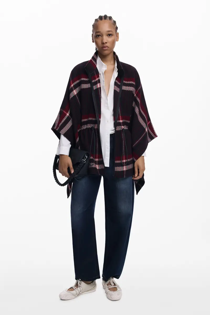 Poncho tartan