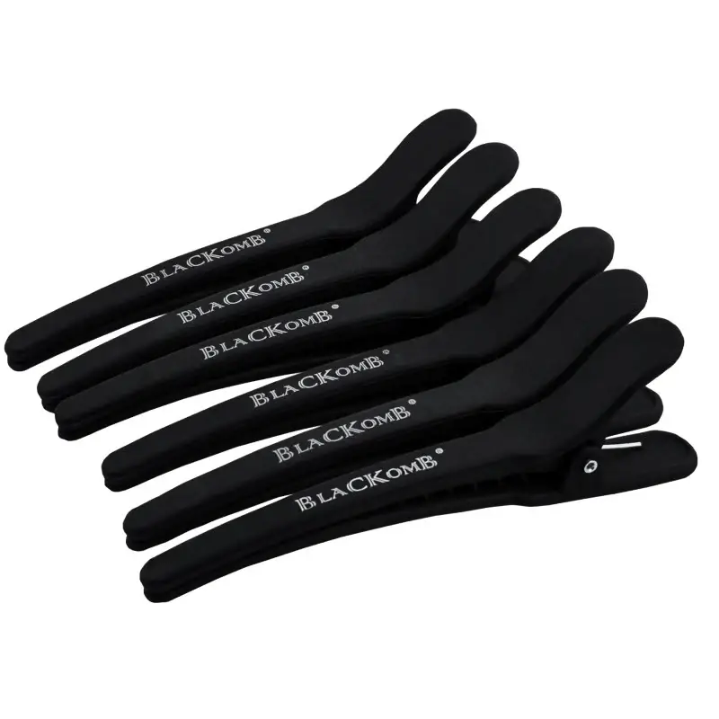 Fermagli per capelli Poniks Blackomb Carbon da 11 cm, confezione da 6 pezzi