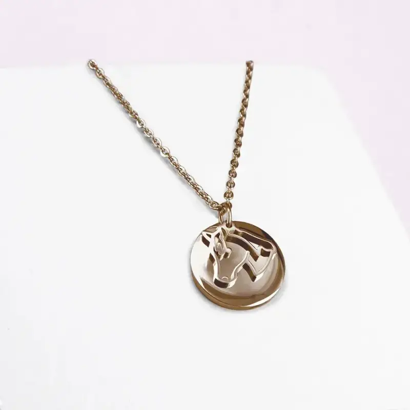 Ciondolo a forma di cavallo con ciondoli da donna Ponytail & Co