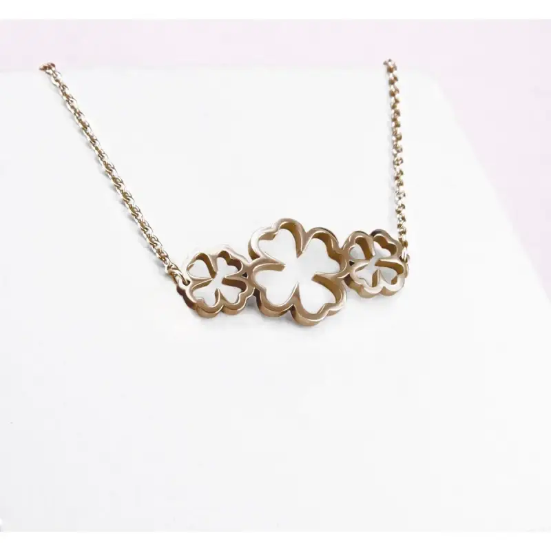 Collana da donna con trifoglio Ponytail & Co